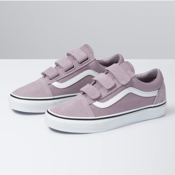 Lilac Old Skool Kids Vans👟 - Picture 1 of 10